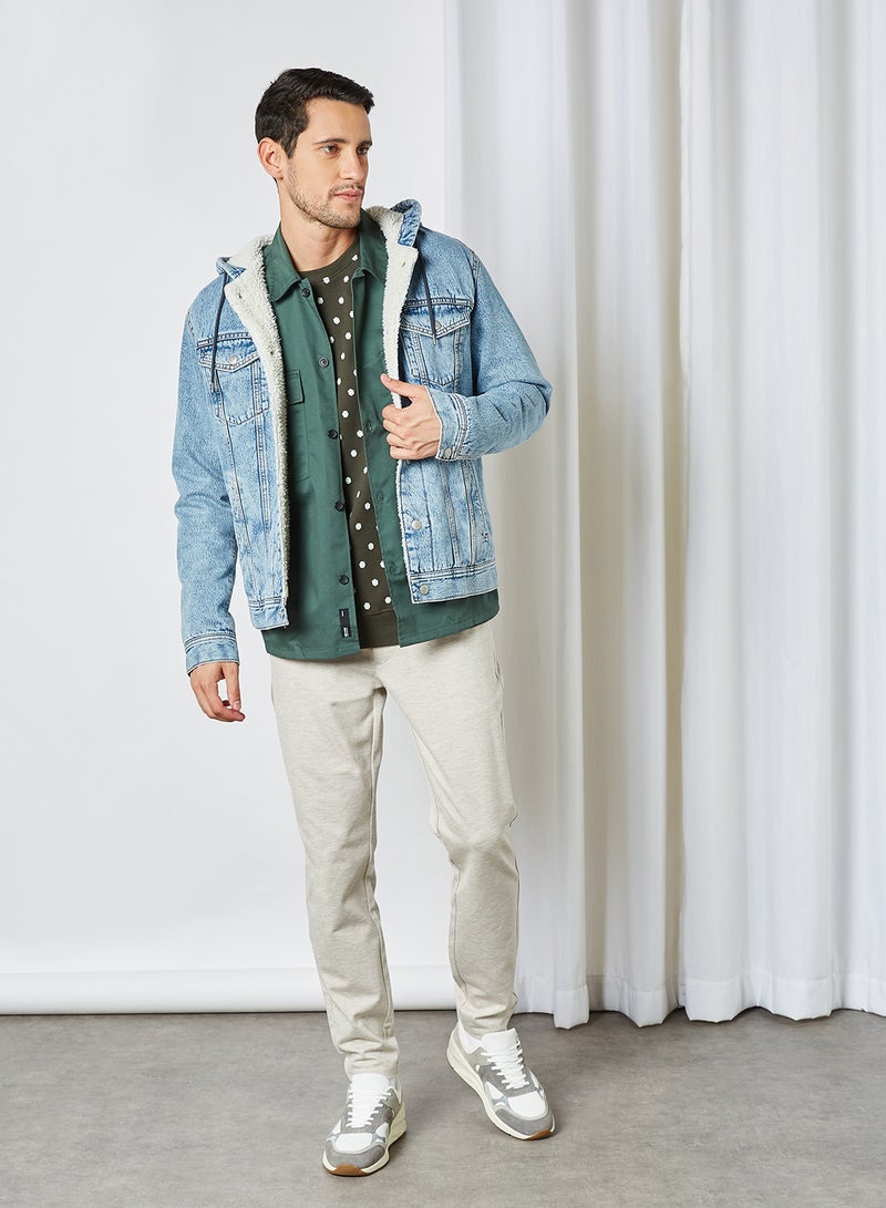 Only & Sons - All Over Print Sweatshirt Olive - Image 1
