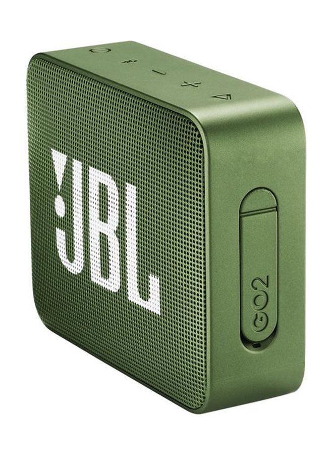 JBL - GO 2 Portable Wireless Speaker Green - Image 1
