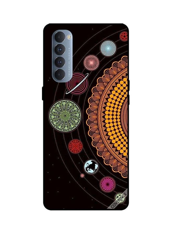 كوفرنيكس غطاء حماية واق لهاتف أوبو رينو 4 برو أشكال ماندالا الفضائية - Image 1