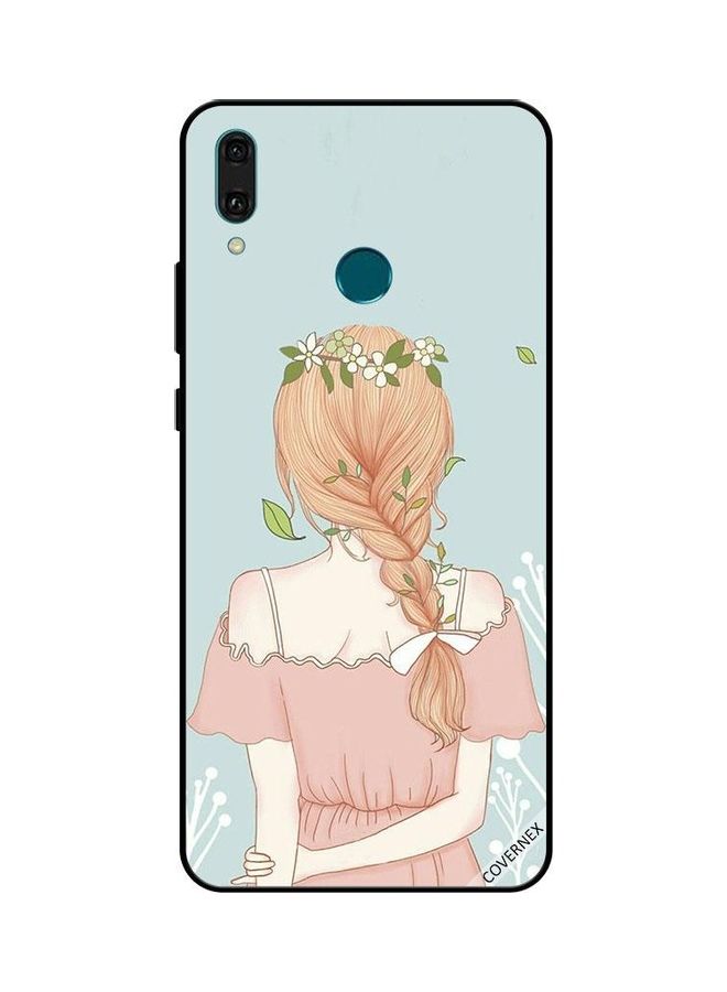 Covernex Huawei Y9 2019 Protective Case Cover Printed Featuring Stappers On Black Cloth Pattern DESIGN_0266 - Image 1
