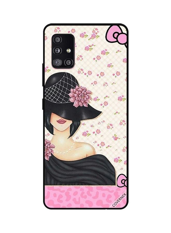 Covernex Protective Back Cover For Samsung Galaxy A51 5G  Hat Girl Black Hat Girl - Image 1