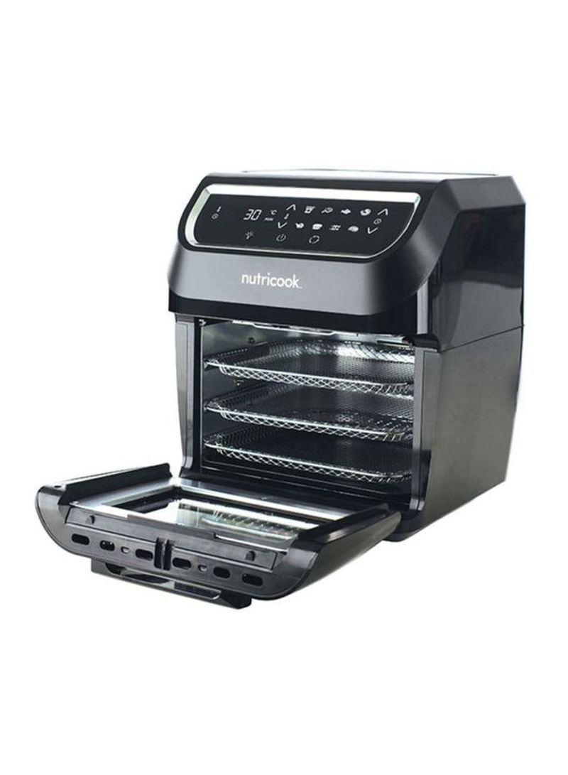 nutricook - Renewed - Air Fryer Oven By Nutribullet, 12L, 1800W 12.0 L 1800.0 W Model- AF9204S  Item code- NC-AFO12 Black - Image 1
