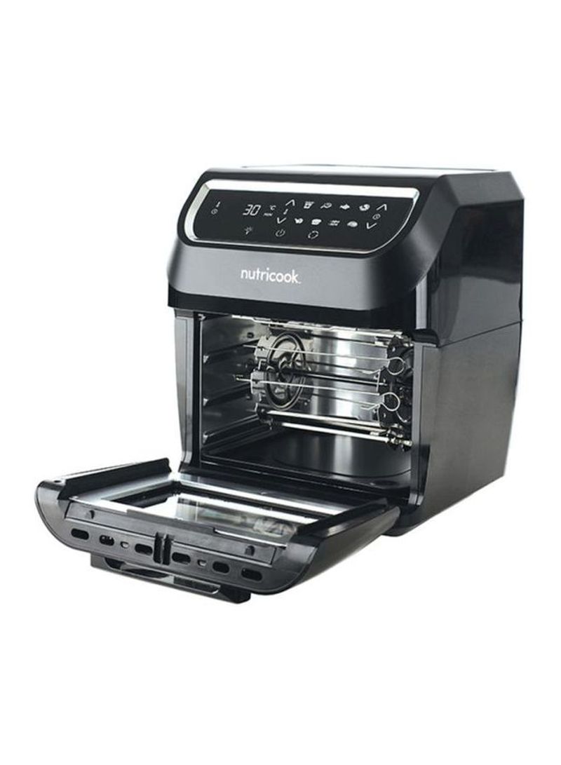 nutricook - Renewed - Air Fryer Oven By Nutribullet, 12L, 1800W 12.0 L 1800.0 W Model- AF9204S  Item code- NC-AFO12 Black - Image 1