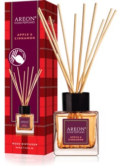 Areon Reed Diffuser With Incense Sticks Apple & Cinnamon Multicolour 50ml 