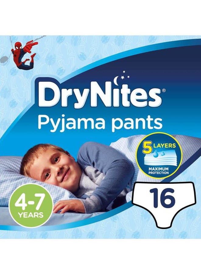 HUGGIES Drynites Pyjama Pant Diaper, Maxi Pack, 17-30 Kg, 16 Count - Image 2