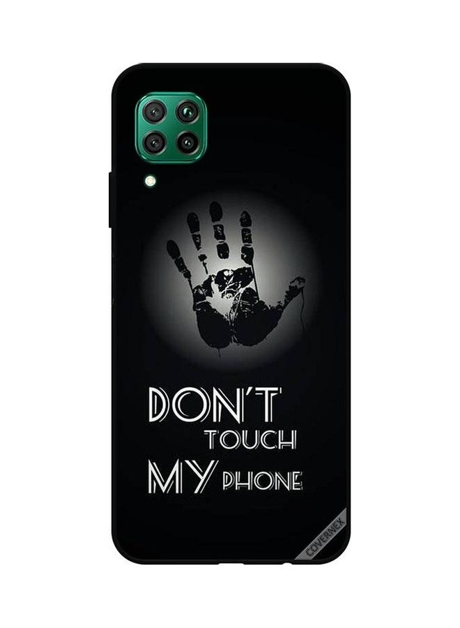 Covernex Protective Back Cover For Huawei Nova 7i/P40 Lite Don't Touch My Phone Hand Don't Touch My Phone Hand - Image 1