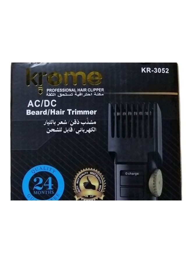 كروم ماكينة حلاقة الشعر واللحية أسود 12سم - Image 5