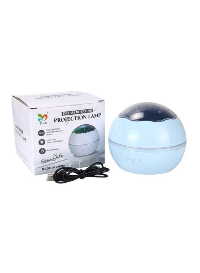 LNKOO - Rotating Projection Lamp Blue/Green/White 13x13cm - Image 1