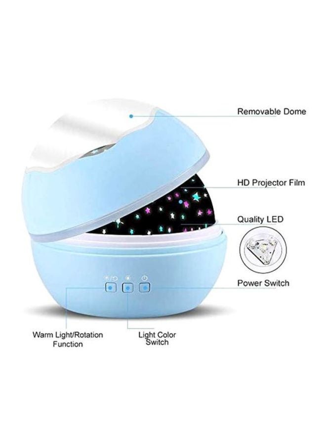 LNKOO - Rotating Projection Lamp Blue/Green/White 13x13cm - Image 1