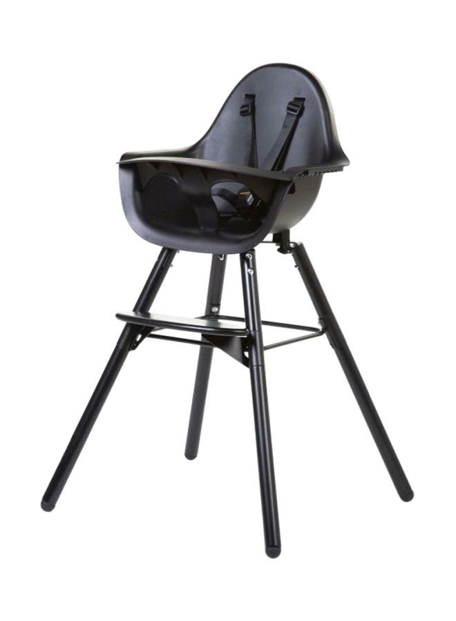 CHILDHOME Evolu 2 Chair 2 - In - 1 With Bumper Black  - Image 2