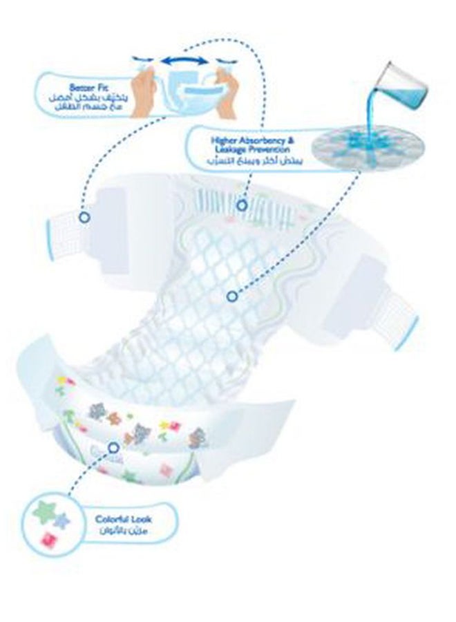 Sanita Bambi Baby Diapers, Size 4+, 10 - 18 Kg, 78 Count - Large, Mega Pack, Now Thinner And More Absorbent  - Image 5