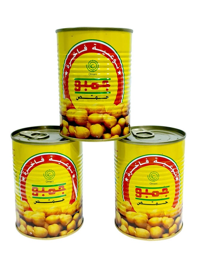 Jumbo Chickpeas Green Peas 400grams Pack of 3 - Image 1