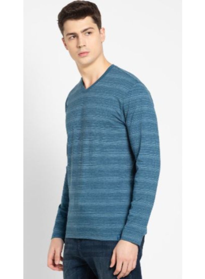 JOCKEY Long Sleeve T-Shirt Blue  - Image 3
