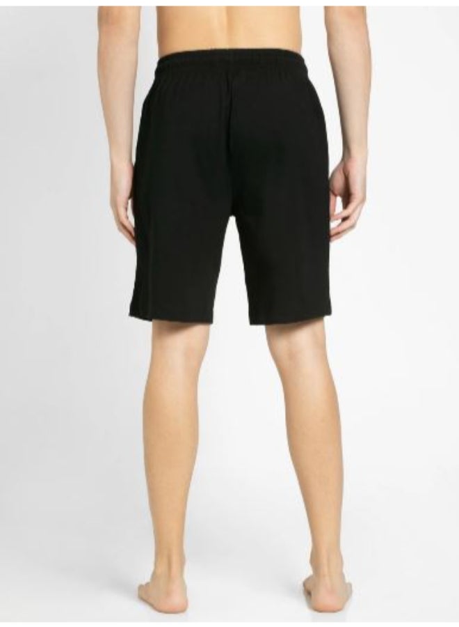 جوكي شورت بقصة مستقيمة أسود - Image 2