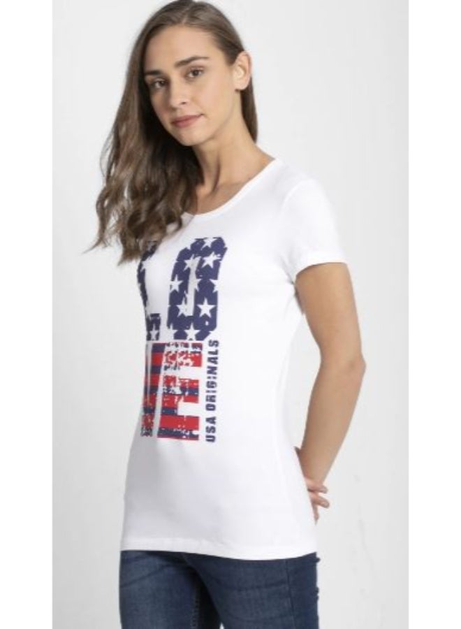 جوكي تيشيرت بفتحة رقبة مستديرة وطبعة عبارة "USA Originals" ألوان/ طباعة متنوعة  - Image 3