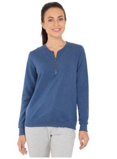 USA Originals Henley Neck Polo Blue