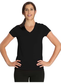V-Neck T-Shirt Black