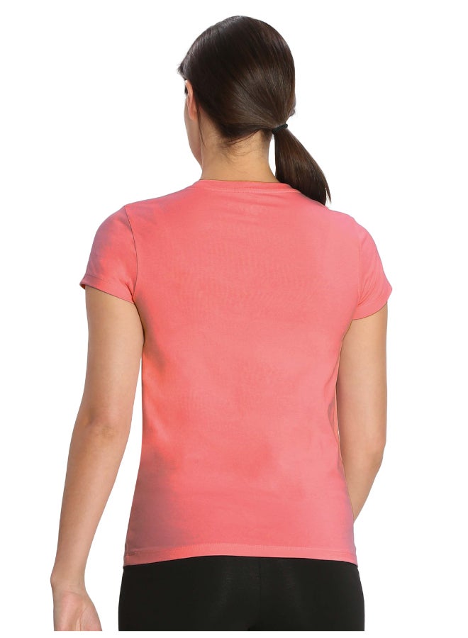 JOCKEY - V-Neck T-Shirt Blush Pink - Image 1