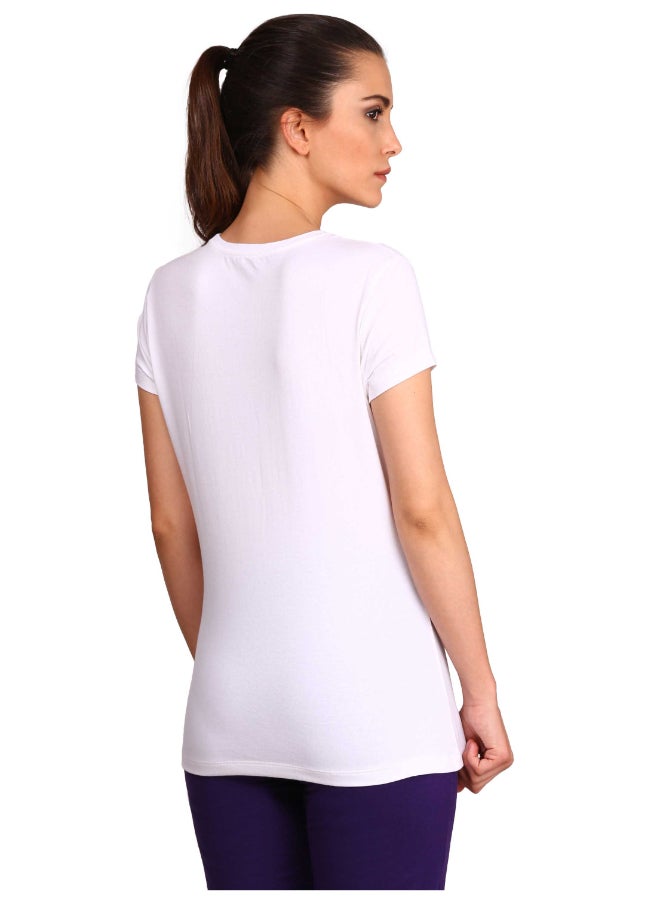 JOCKEY - Round Neck T-Shirt White - Image 1