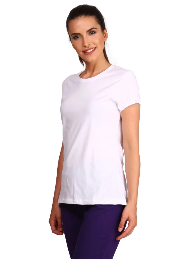 JOCKEY Round Neck T-Shirt White