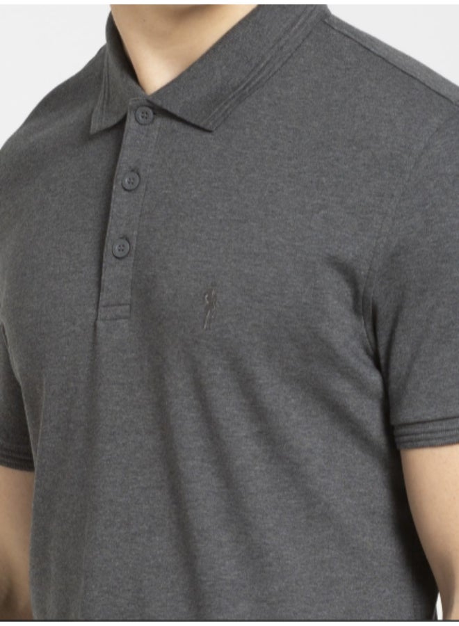 JOCKEY - Classic Collared Neck Polo Grey - Image 1