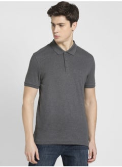 Classic Collared Neck Polo Grey