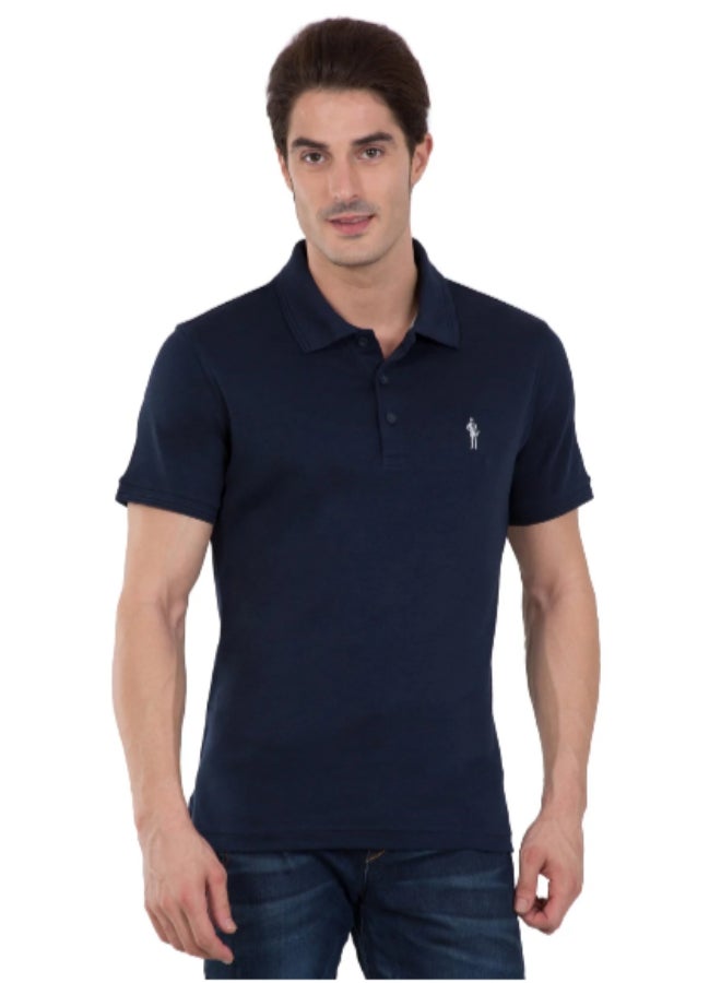 JOCKEY - Classic Collared Neck Polo Navy - Image 1