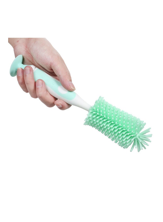 فرشاة تنظيف الزجاجات ذات الشعيرات بزاوية 360 درجة مع رأس قابل للفصل - Image 3