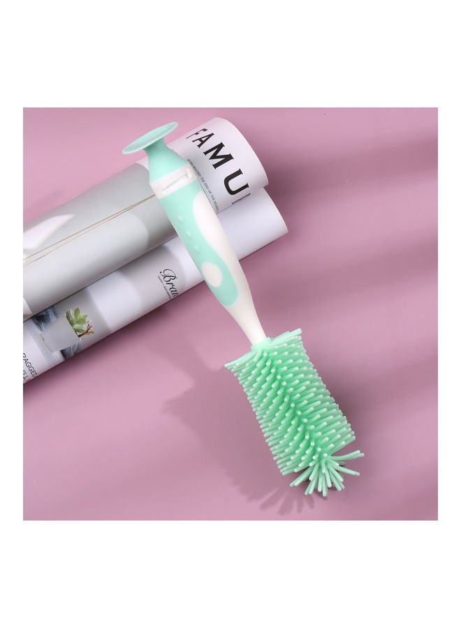360-Degree Bristle Bottle Cleaning Brush With Detachable Head