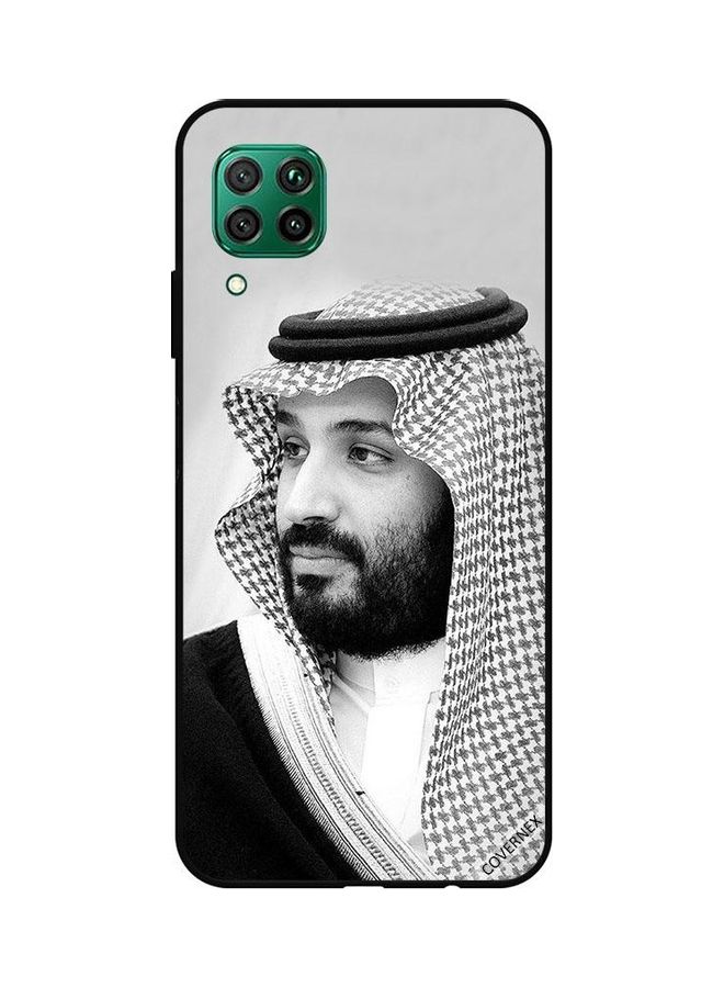 كوفرنيكس غطاء حماية خلفي لهاتف هواوي نوفا 7i/P40 لايت بطبعة صورة محمد بن سلمان محمد بن سلمان - Image 1