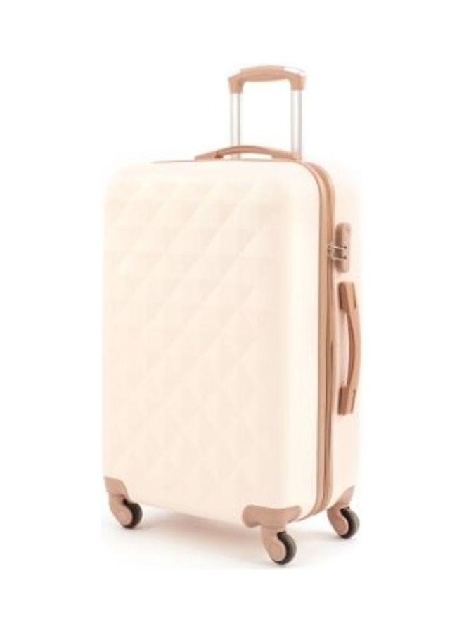 ليمرا مجموعة حقائب أمتعة متينة بعجلات مقاس 12/15/16/20/24/28 بوصة من 6 قطع بيج/ ذهبي - Image 2