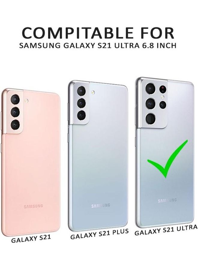 كوفرنيكس غطاء حماية واق لهاتف سامسونج جالاكسي S21 ألترا 5G غزال ملون - Image 5