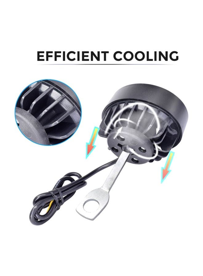 Sharpdo 2-Piece Motorcycle Headlight DRL Auxiliary Fog Light  - Image 3