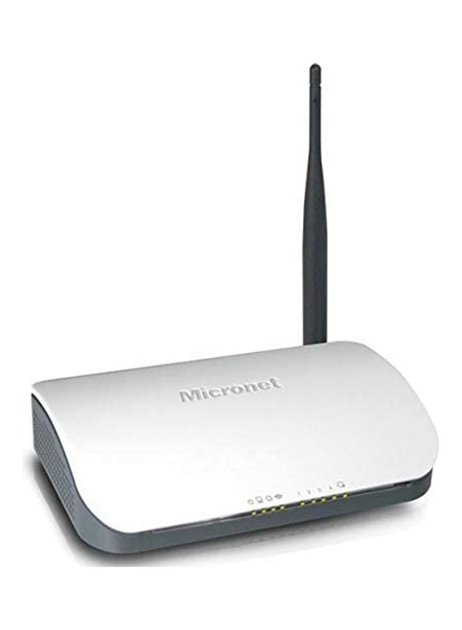 150Mbps Router With Power Adapter White/Grey
