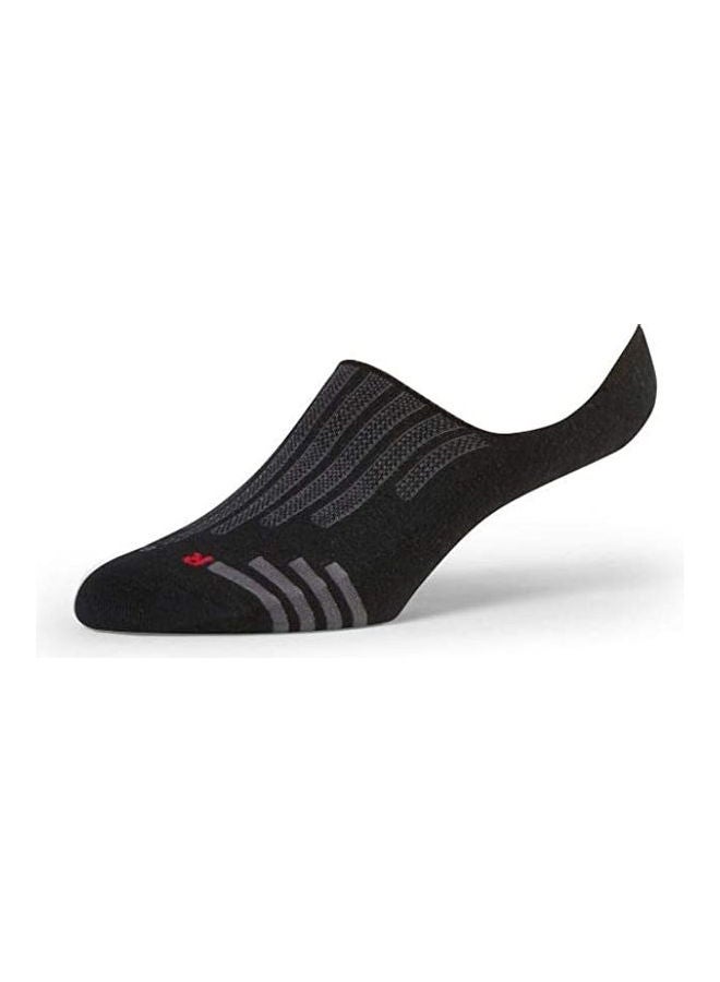 Base Sport No Show Socks Black/Grey