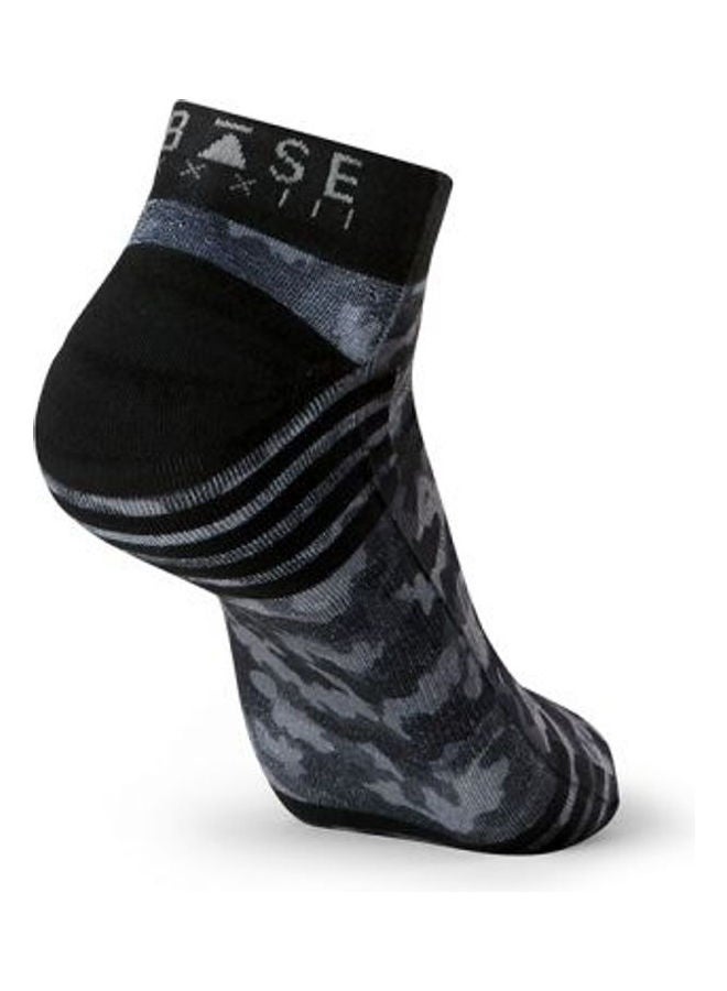 Base Sport Low Rise Socks Grey/Black