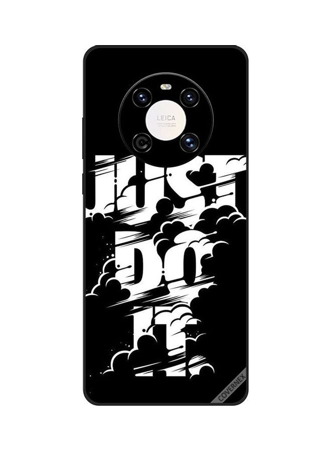 كوفرنيكس غطاء حماية واق لهاتف هواوي ميت 40 برو مطبوع بعبارة "Just Do It" - Image 1