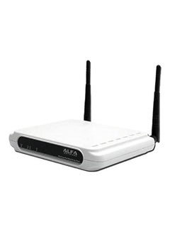 ALFA Dual Band Access Router With Power Adapter White  - Image 1
