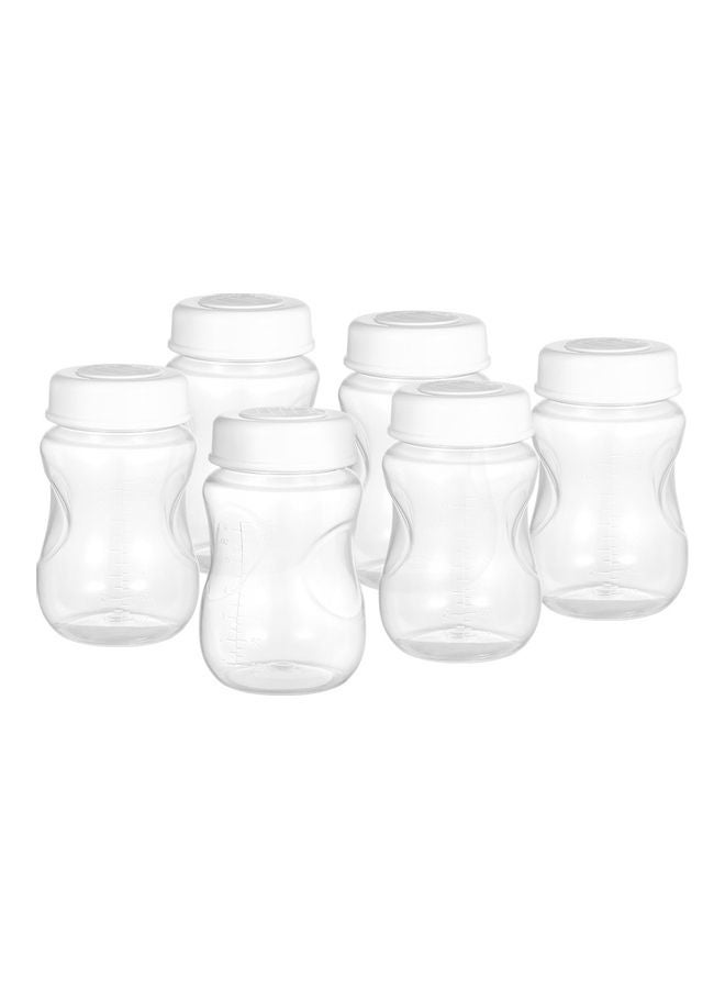 6- Piece Breast Milk Bottle with Leakproof Lid - Image 1