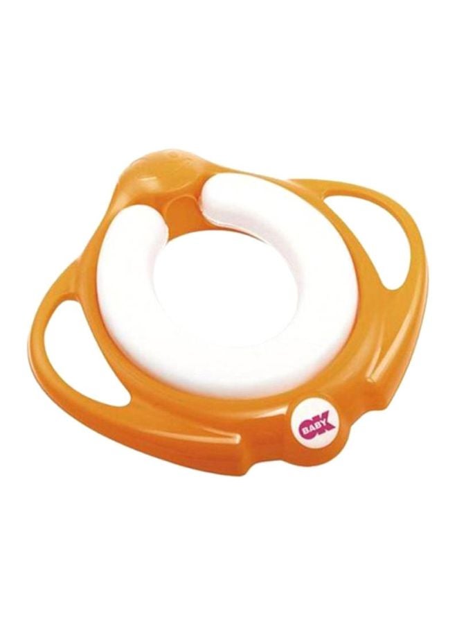 OKBABY - Pinguo Soft Toilet Training Seat - Orange/White - Image 1