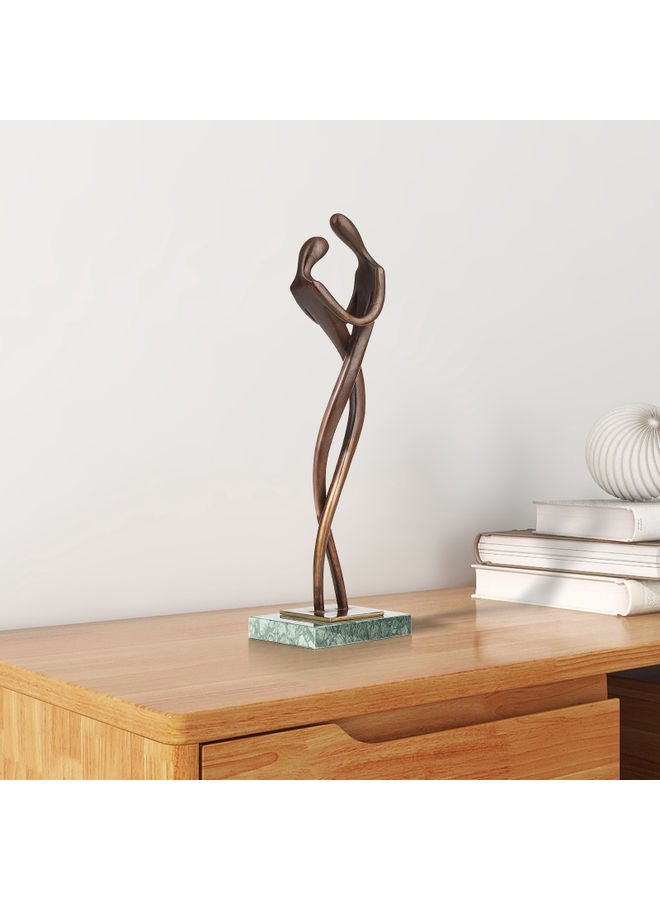 TOOARTS Embrace Couple Tabletop Sculpture Brown - Image 5