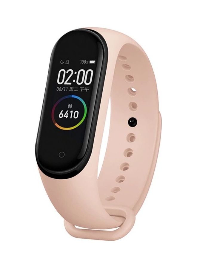 HuHa Replacement Silicone Strap For Xiaomi Mi Band 5/4/3 Light Pink 
