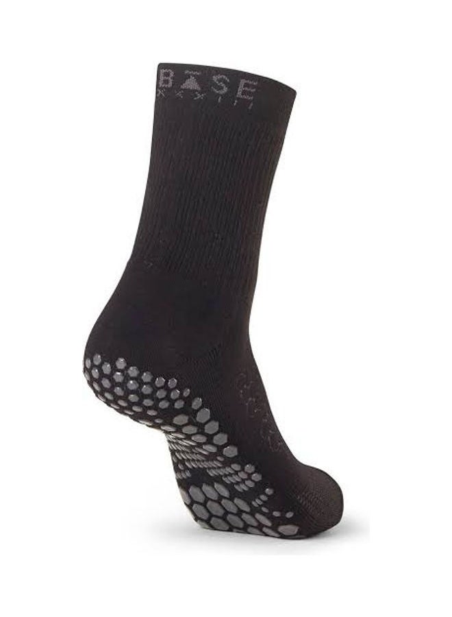 Base Grip Crew Socks Black - Image 2