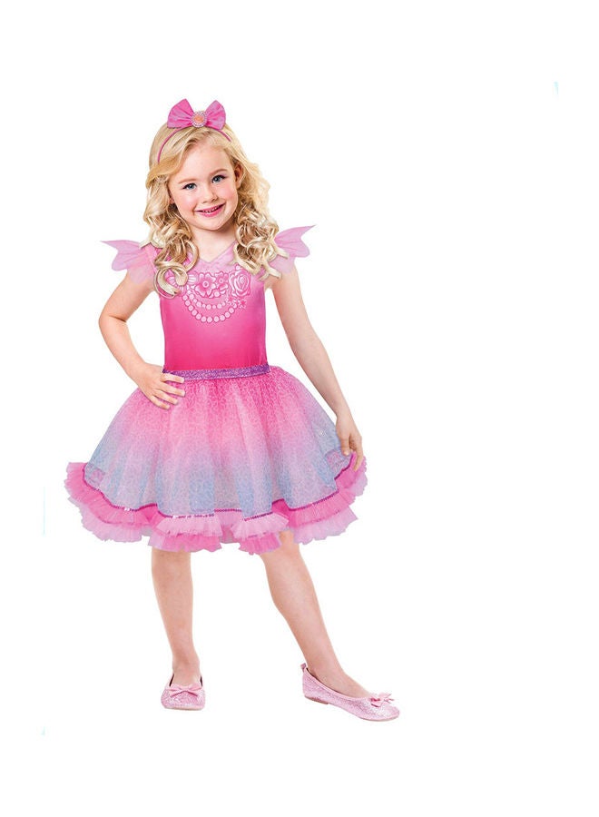 Riethmuller Barbie Pink Diamond Costume 3-5 years old, Cosplay Costume for Girls 3-5 years old