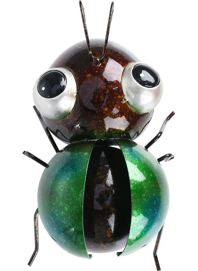 TOOARTS Decorative Metal Ladybug Sculpture Multicolour 22 x 13 x 18cm - Image 1