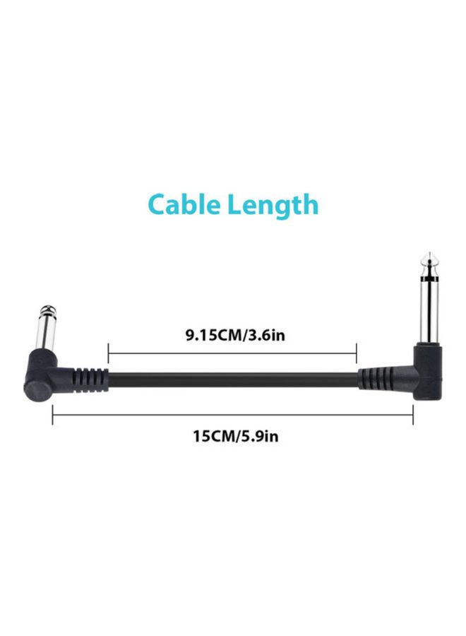 أمون مجموعة من 6 كابلات دواسة تأثيرات الجيتار - Image 3