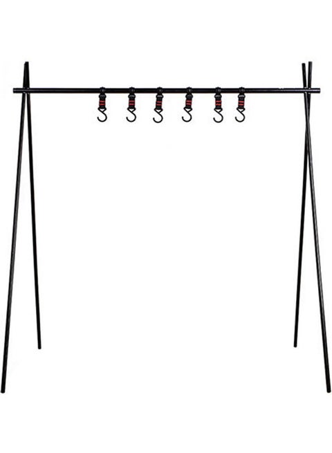 Outdoor Camping Tableware Rack Triangle Shelf Hanger 75 x 6 x 44cm