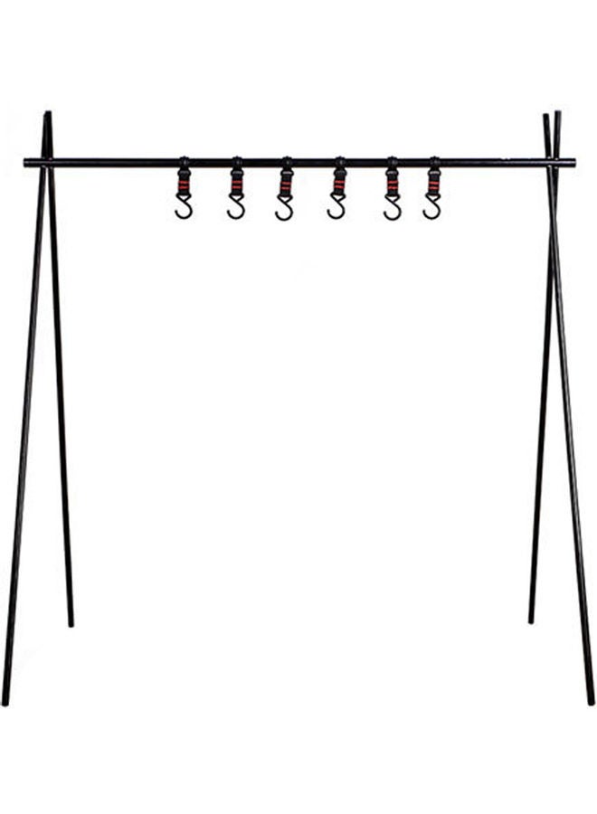 Outdoor Camping Tableware Rack Triangle Shelf Hanger 75 x 6 x 44cm