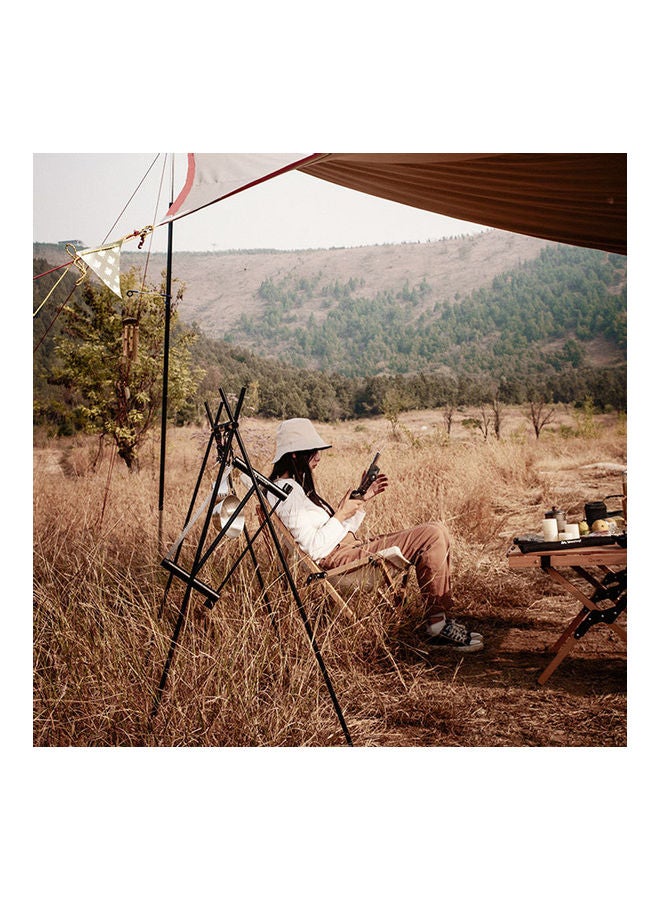 Outdoor Camping Tableware Rack Triangle Shelf Hanger 75 x 6 x 44cm