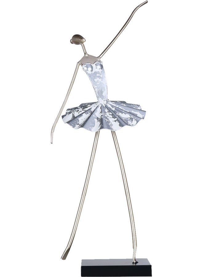 TOOARTS Decorative Metal Ballet Figurine Ballerina Statue Multicolour - Image 1